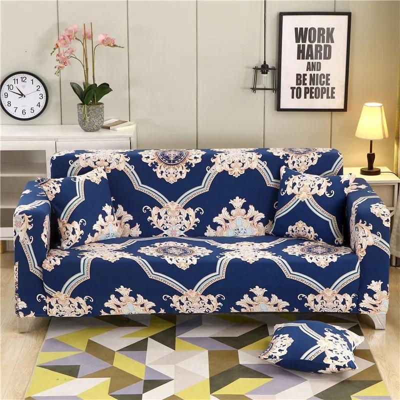 Nordic Style Covers for Couches Elastic Sofa Cover for Living Room Simple Casual Sofa Sets Anti Slip Flower Print 1/2/3/4 Seaters