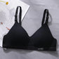 Korean Version of Pure Cotton Skin-friendly Breathable Sweat-absorbing Thread Thin No Steel Ring Small Chest Gathered Women's Underwear Bra