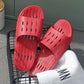 Couples Leaking Sandals and Slippers Summer Bathroom Bath Quick-drying Deodorant Slippers for Home Use Non-slip Men and Women Slip-ons Flip Flops