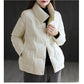 Winter Style Stand-collar Down Padded Jacket Women Loose and Versatile Light Cotton Jacket