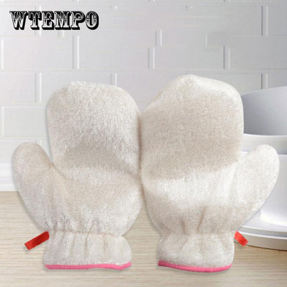 Brand Magic Bamboo Fiber Cleaning Sponge Dishwashing Brushes Dish Scrubber Gloves