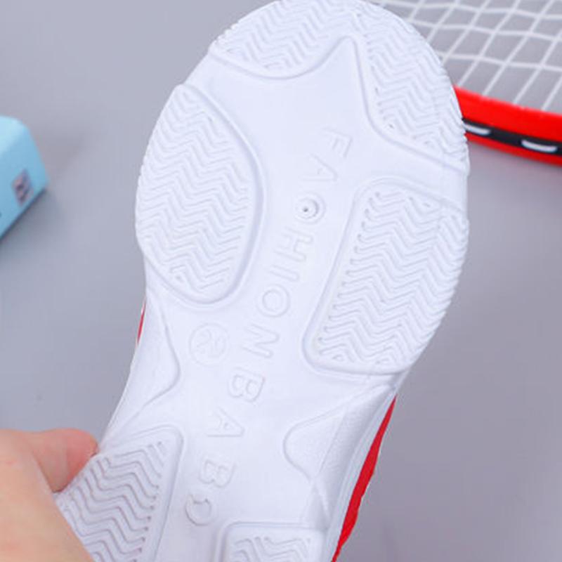 Fashionable Children Infant Kids Baby Girls Boys Solid Stretch Mesh Net Breathable Sport Run Sneakers Shoes