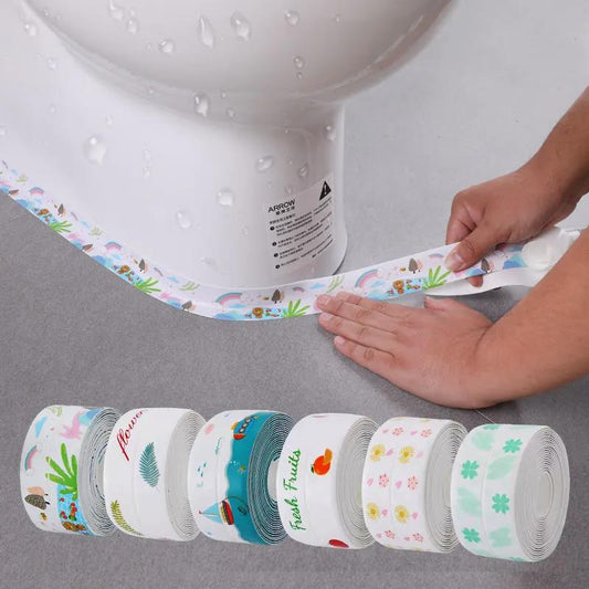 Toilet Stickers Kitchen Stove Waterproof and Mildew-proof Seam Stickers Toilet Gap Base Sealing Tape