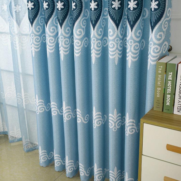 1/2pcs Modern Blackout Curtains for Living Room Window Curtains for Bedroom Curtains Fabrics Ready Made Finished Drapes Blinds Tend