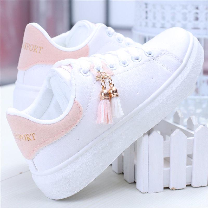 Summer Women's Mesh White Shoes Breathable Running Shoes Student Korean Casual Shoes Low-top Flat Sneakers