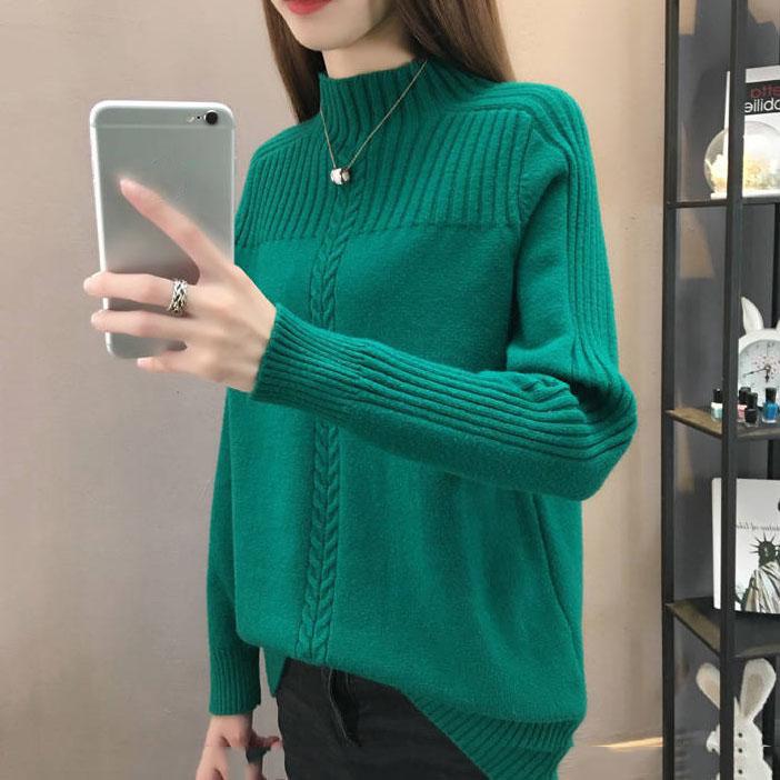 Fashion Women Sweaters and Pullovers Long SleeveTurtleneck Solid Slim Sexy Elastic Women Tops