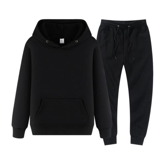 Men's Sportswear Winter Fleece Hoodie Pants Suit Fashion Jogging Sportswear Sportswear Undefined Clothing