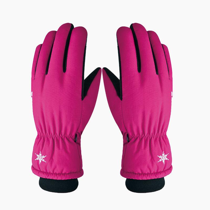 Gloves Women Winter Thickening and Velvet Warmth Riding Outdoor Electric Motorcycle Ski Cotton Gloves Men