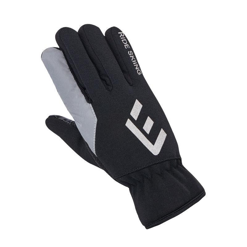 Plush Cotton gloves Windproof gloves Winter Warm Leather gloves Thick gloves Man fashion gloves