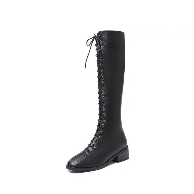 Pair of Shoes Women Boots Black Over The Knee Boots Sexy Female Autumn Winter Lady Thigh High Boots