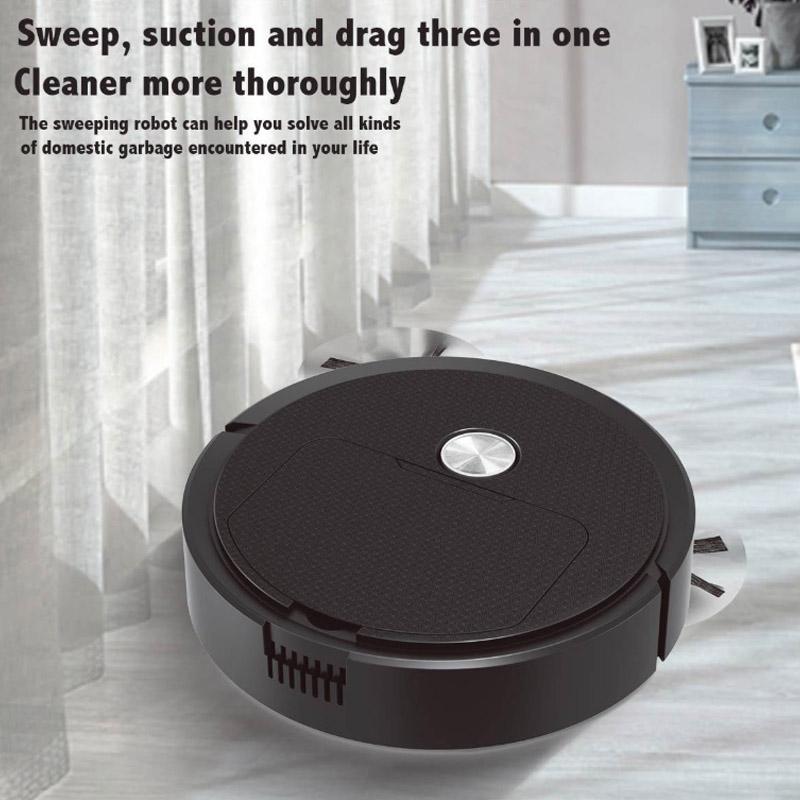 Automatic Charging Sweeping Robot Intelligent Mute Household Cleaning Suction Sweeping Mopping Black Mopping Robot