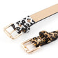 Belt Women Waist Band Leopard Color Belt Dress-in Belt Clothing Accessories