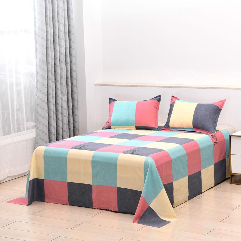 Skin-friendly Sanding Household Sheets Twill Thick Bedding Student Dormitory Sheets