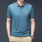 Short-sleeved T-shirt Summer Men's Shirt Lapel Young and Middle-aged Embroidery Top Casual Fashion Trend