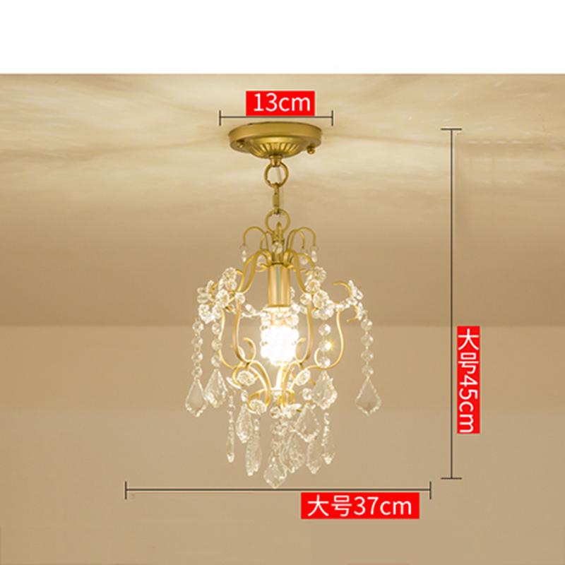 Modern Crystal Lamp Led Entrance Lights Balcony Ceiling Light Lamps for Home Decor Ceiling Luminaire