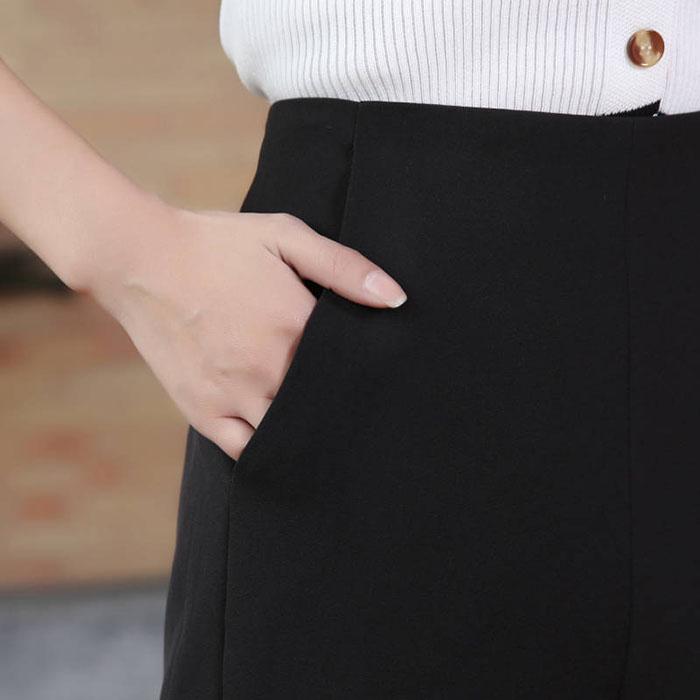 Pofulove Summer Women High Waist Chiffon Wide Leg Shorts Students Casual Thin Mini A-line Pants