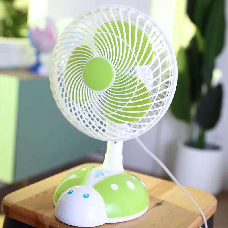 Home Desktop Small Fan Bedroom Bedside Low Noise Shaking Head Fan