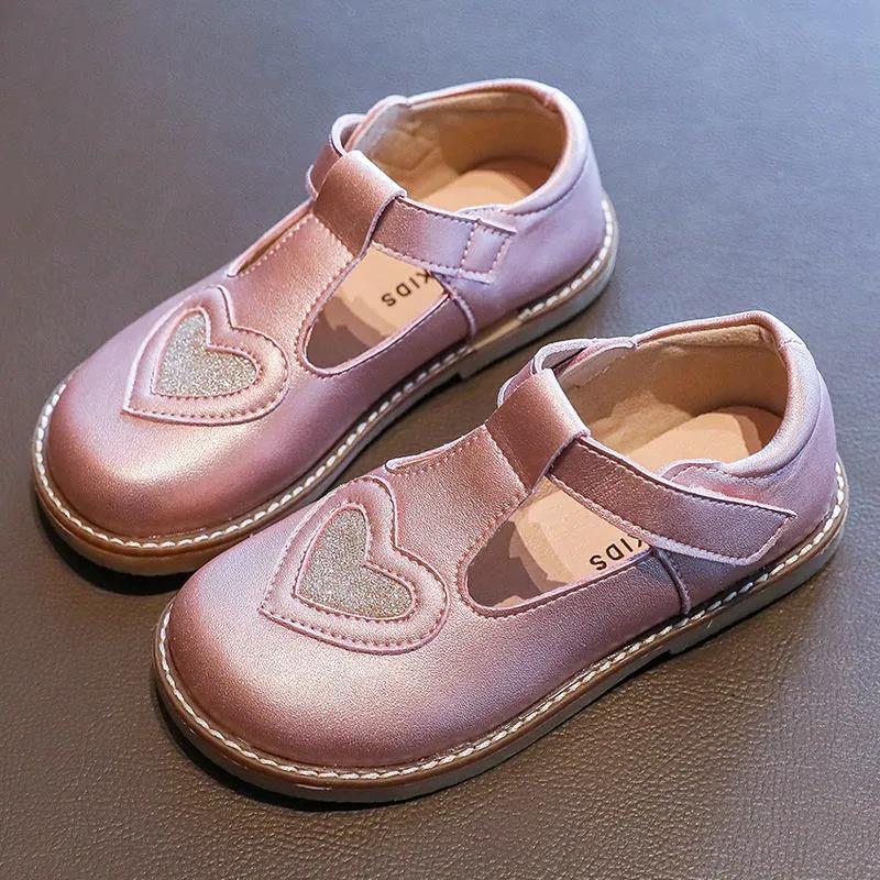 Girls' Shoes Girls' Princess Shoes Spring and Autumn Soft Bottom Foreign Style Baby Shoes Girls' Single Shoes Children's Shoes