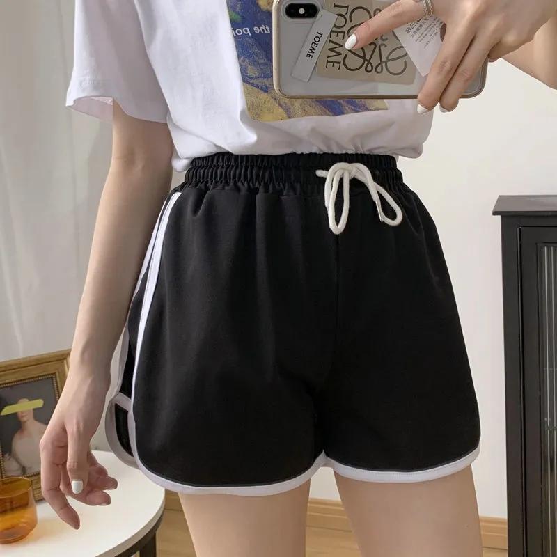 Sports Shorts Women's Summer Outer Wear Yoga Running Fitness Three-point Pants Home Pajama Pants Casual High Waist Loose Shorts Pants