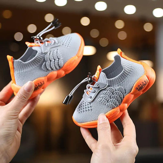 Children's Shoes, Boys' Sports Shoes Spring Children's Mesh Breathable Children's Shoes Boys' Running Shoes Double Mesh Shoes