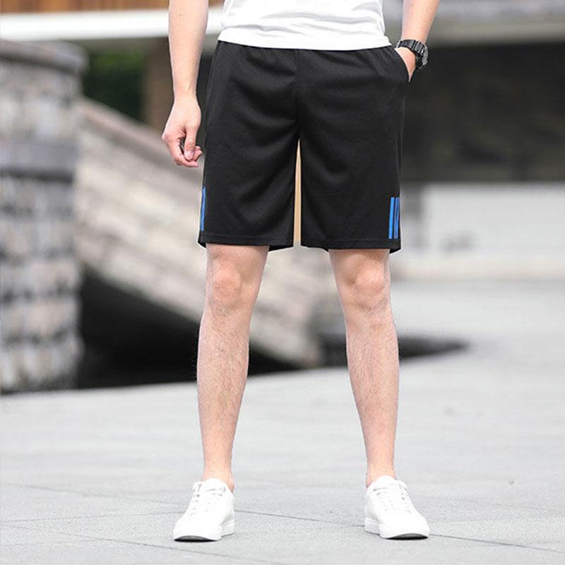 Men's Running Fitness Sports Shorts Large Size Casual Beach Pants Summer Thin Section Breathable Five-point Pants Quick-drying Pants