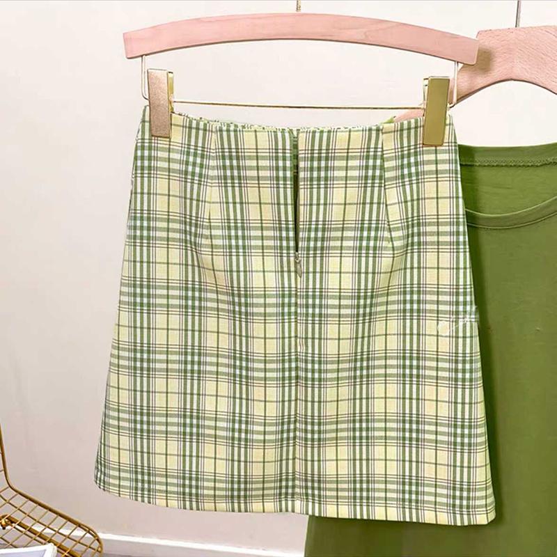 Women High Waist Pleated Skirt School Girl Plaid A-Line Flare Skater Short Skirt Uniforms Cosplay Sweet Girls