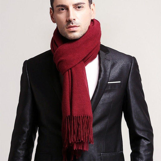 Trend fashion Wild scarf Long section scarf Birthday present Winter Warm scarf Christmas gift Man