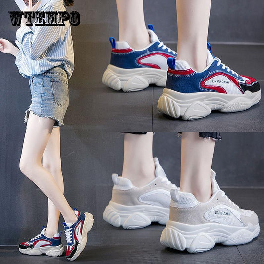 Sports shoes women's wild trend fashion sneakers running shoes comfortable casual shoes