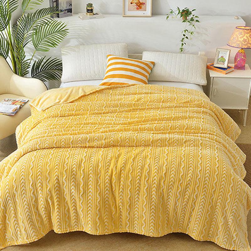 Twin Queen King Size Thicker Blanket Four Seasons Bed Sheets Available on Both Sides  Warm Bed Sheet