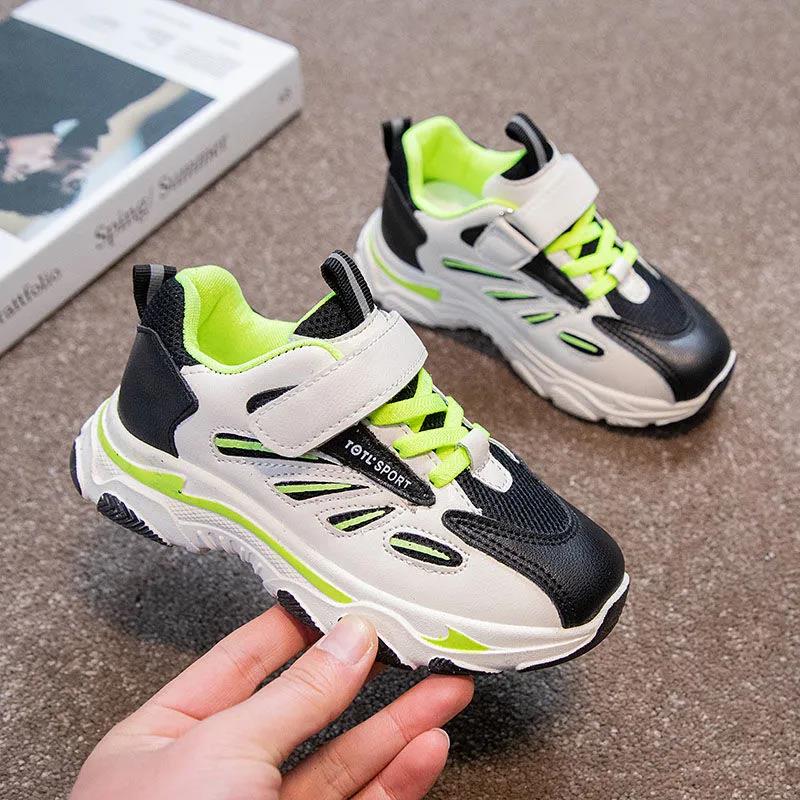 New Arrival Popular Style Children Casual Shoes Mesh Sneakers Boys & Girls Flat Child Running Shoes Light Fast