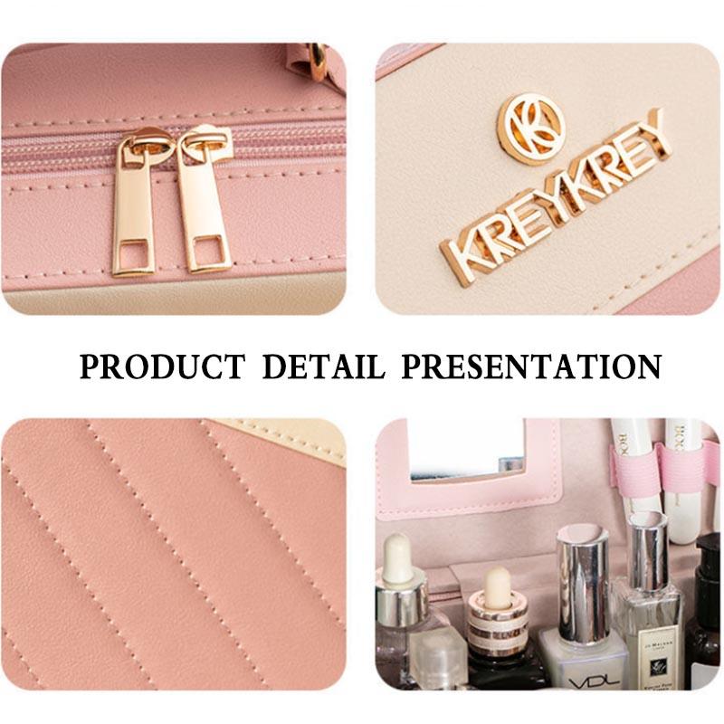 Cosmetic Bag Women's Portable Large-capacity Storage Size Portable Cosmetic Case