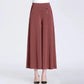 Summer Mother Loose Large Size Wide-leg Pants Cool and Thin Middle-aged and Elderly Culottes Elastic High-waist Wide-leg Women's Pants