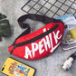 Women Man Waist Fanny Pack Belt Travel Bag Purse Chest Pouch Bullet Pack Street Style Letter Printed Bag