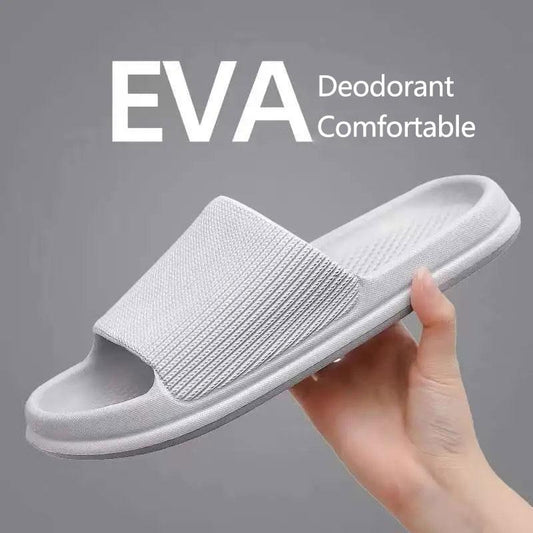 Unisex Stepping on Shit Slippers Ladies Summer Home Non-slip Bathroom Bath Couple Slippers Sandals and Slippers Men Outer Wear Light Flip Flops