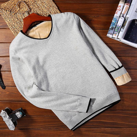 Sweater Mens Pullover Striped Slim Fit Jumpers Knitred Woolen Autumn Korean Style Casual Men Clothes