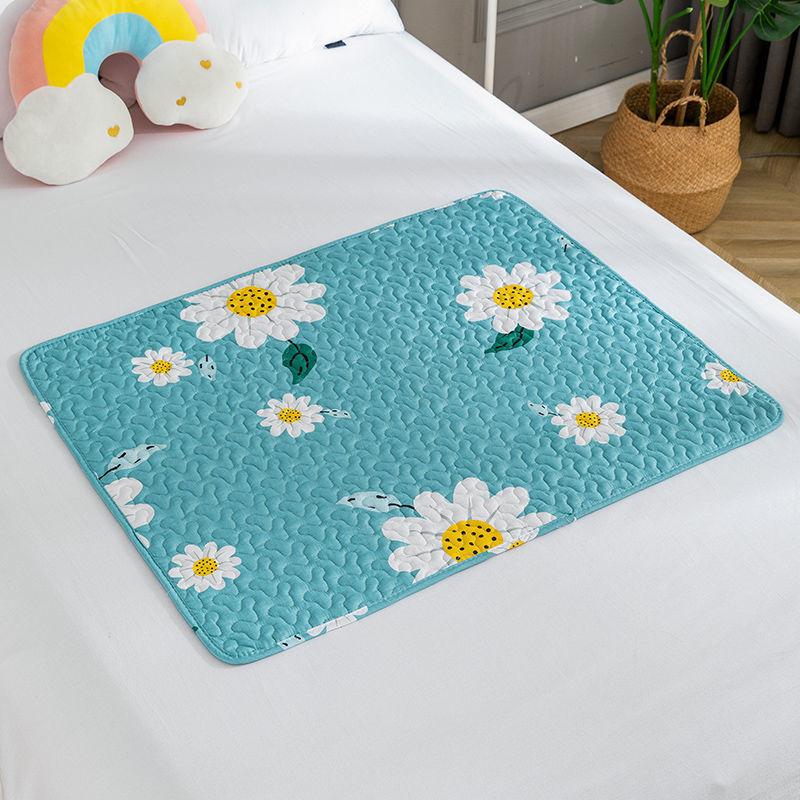 Pure Cotton Aunt Mats Moon Pad Physiothenesis Waterproof Water Wash Baby Urine Pad Leak-proof Fake 50*70cm/ 70 * 100cm/90*160cm