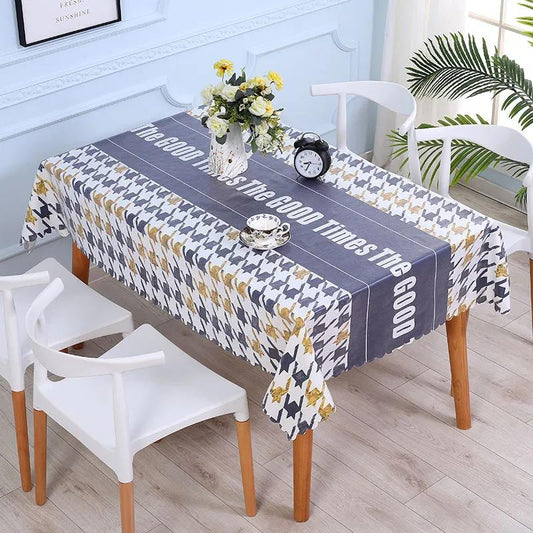 1 Piece of Modern Minimalist Tablecloth Kitchen Decoration Dining Table Cover Waterproof and Oil-proof Tablecloth