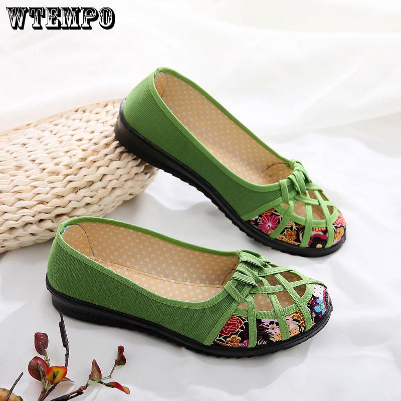 Pair of Women Shoes Women Flats Breathable Casual Slippers Soft Sandals