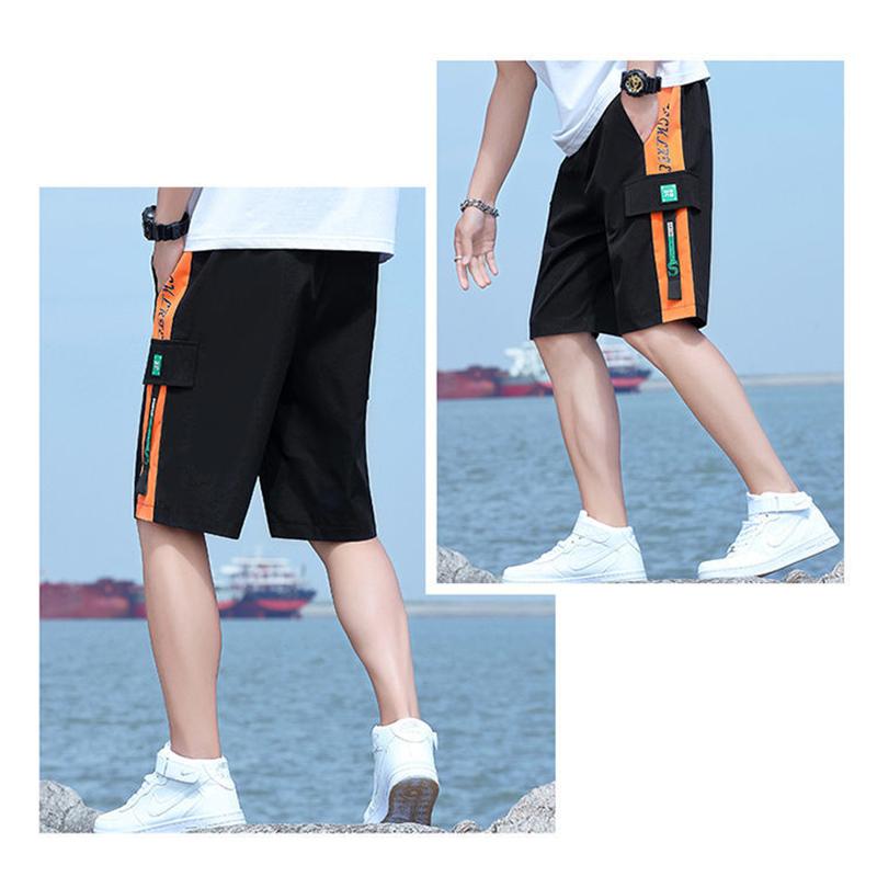 Summer Men's Shorts Five-point Pants Trendy Male Youth Student Casual Pants Men's Loose Sports Casual Pants