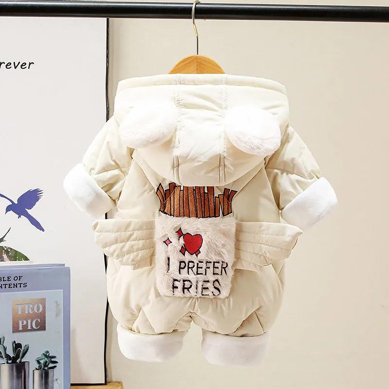 Baby Clothes Winter Girl Baby Onesies Cotton Clothes Autumn and Winter Suits Cute Princesses Western Style Out Harem Clothes