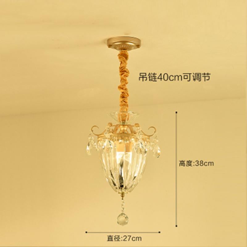 Modern Crystal Lamp Led Entrance Lights Balcony Ceiling Light Lamps for Home Decor Ceiling Luminaire