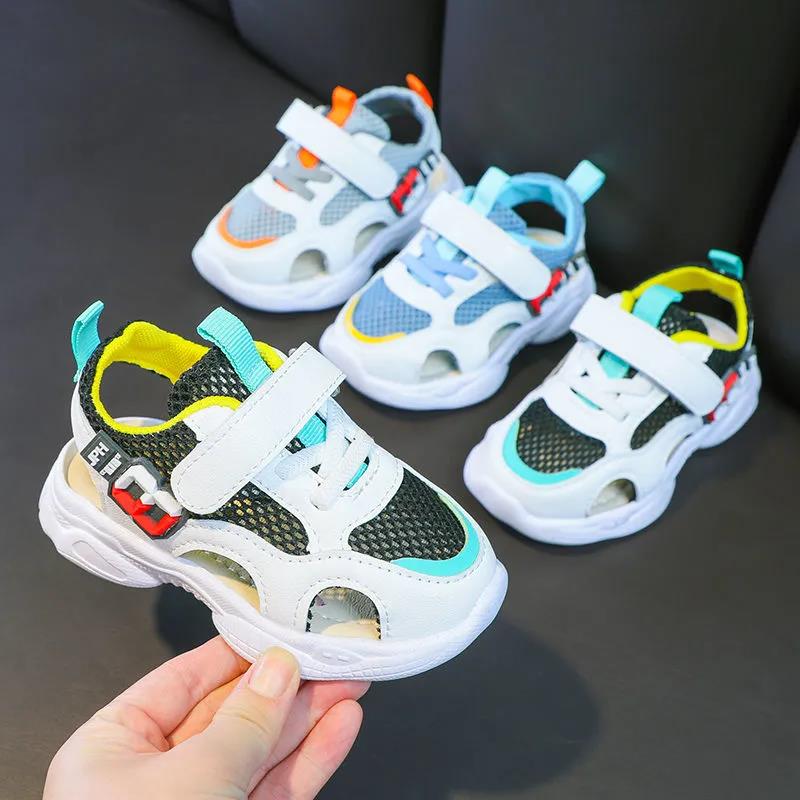 Summer Children's Shoes 1-6 Years Old Boys Mesh Breathable Sports Shoes Girls Casual Toddler Shoes