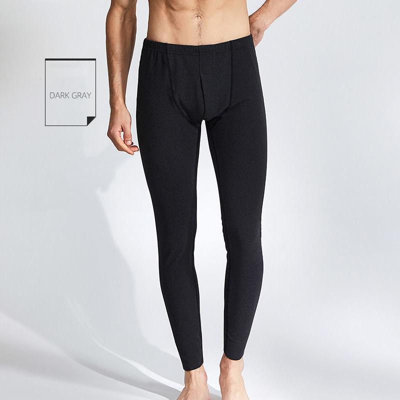 Men Winter Thermal Underwear Male Autumn Tight Pants Thicken Windproof Comfortable Soft Lining High Elasticity Slim Wearable Versatile Spring Pajamas