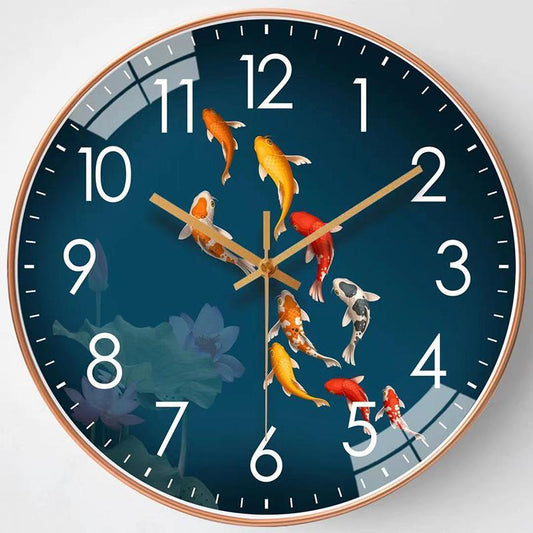 Clocks Wall Clocks Living Room Home Decoration Mute Wall Free Punching Bedroom Clock European Creative Quartz Clock