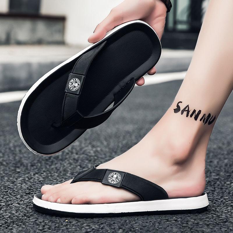 Flip-flops Summer Slippers Men's Flip-flops Non-slip Indoor and Outdoor Casual Men's Beach Sandals