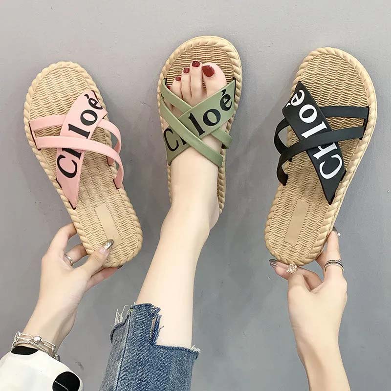 Slippers Women's Summer Outdoor Wear Fashion All-match Bear Bottom Beach Fashion Slippers