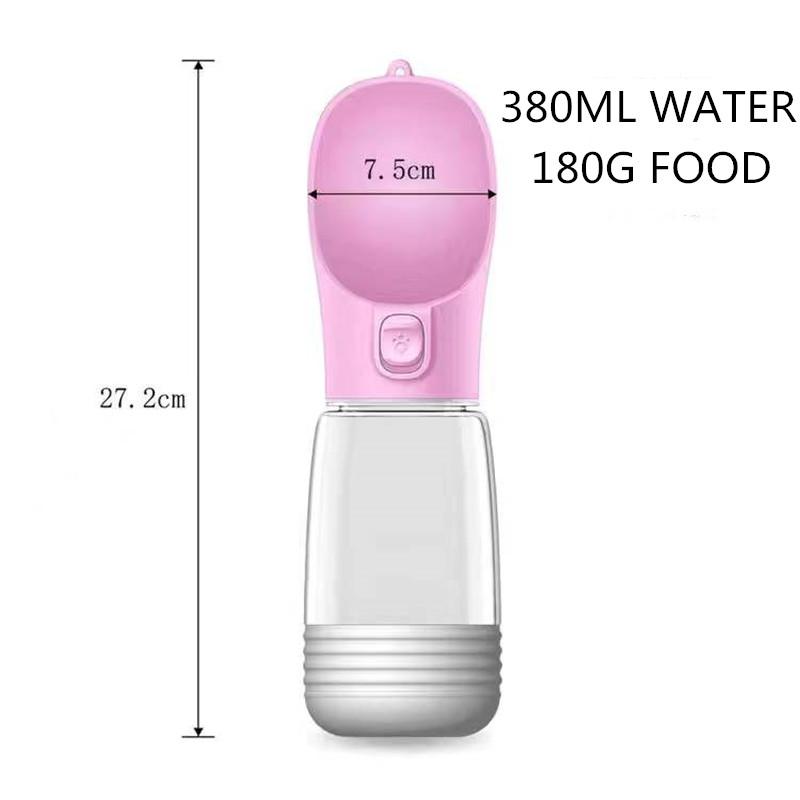 Dog Going Out Water Bottle Portable Water Food Cup Outdoor Drinking Fountain Walking Dog Drinking Device Portable Pet Accompanying Water Cup