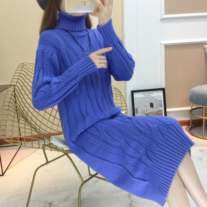 Women Sweater Dresses Slim Winter Knitted Long Sleeve Sweater Dress Sexy Mini Tight Dress