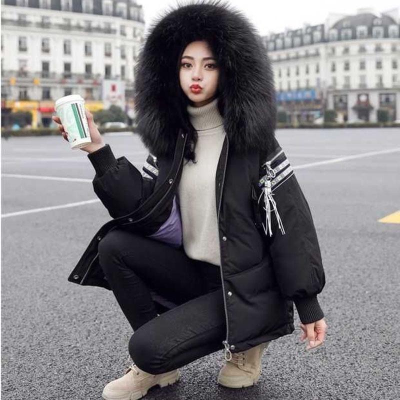 Cotton Jacket Women's Short Section Winter Korean Parker Student Padded Jacket Thick Cotton Casual Simple Coat