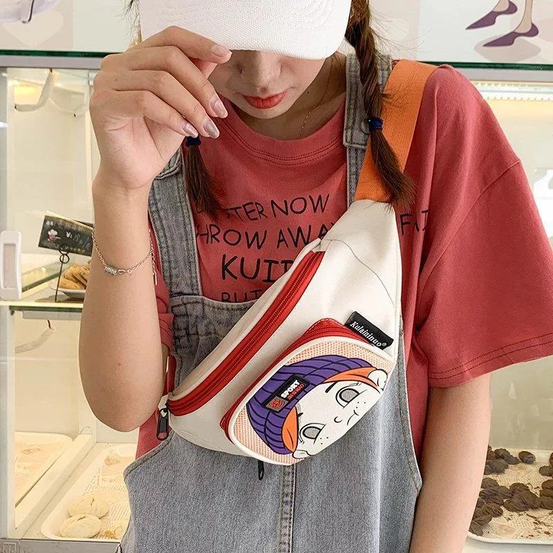 Nylon Waist Bag Autumn New Style Korean Casual Fashion All-match One-shoulder Diagonally Across The Mori Department College Fashion Bag